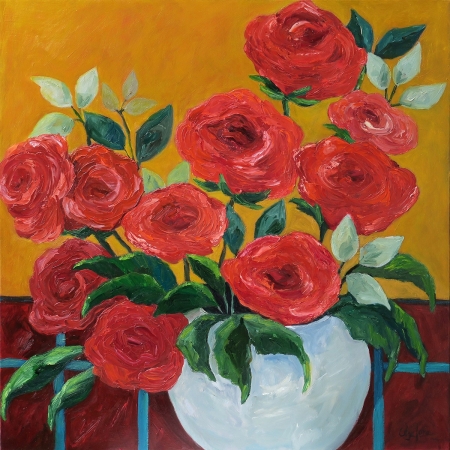 Roses for you by artist OLGA LORA
